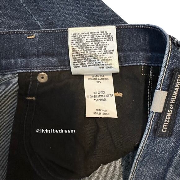 Citizens Of Humanity Avedon Ankle Skinny Women's Jeans SZ 28 $219 - Picture 15 of 16